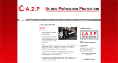 Desktop Screenshot of a2p-securite.com